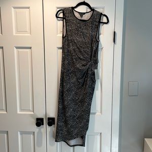 Maggie London Asymmetrical Midi dress - Size 6 - Never worn